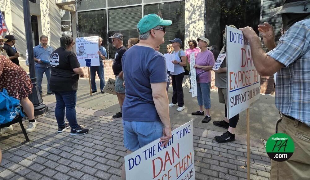 Rally held in Williamsport over budget qualms, access to Congressman Meuser